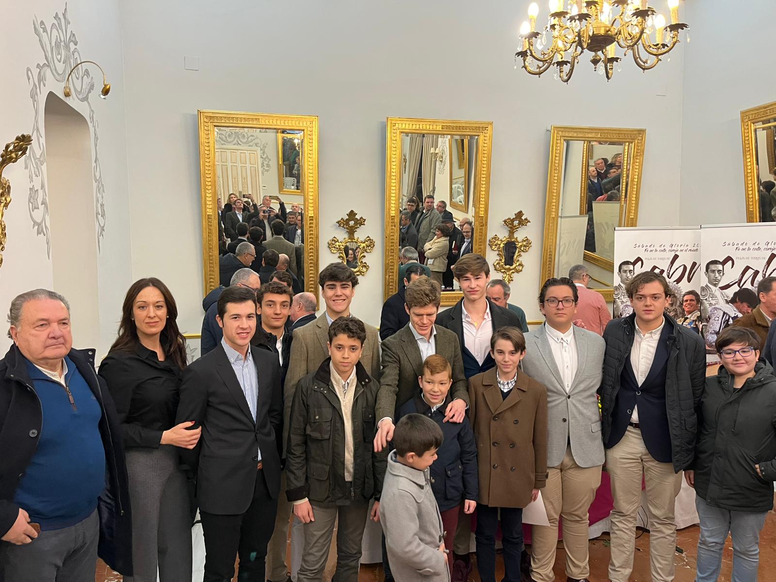 Alumnos de la Escuela Taurina de Cabra